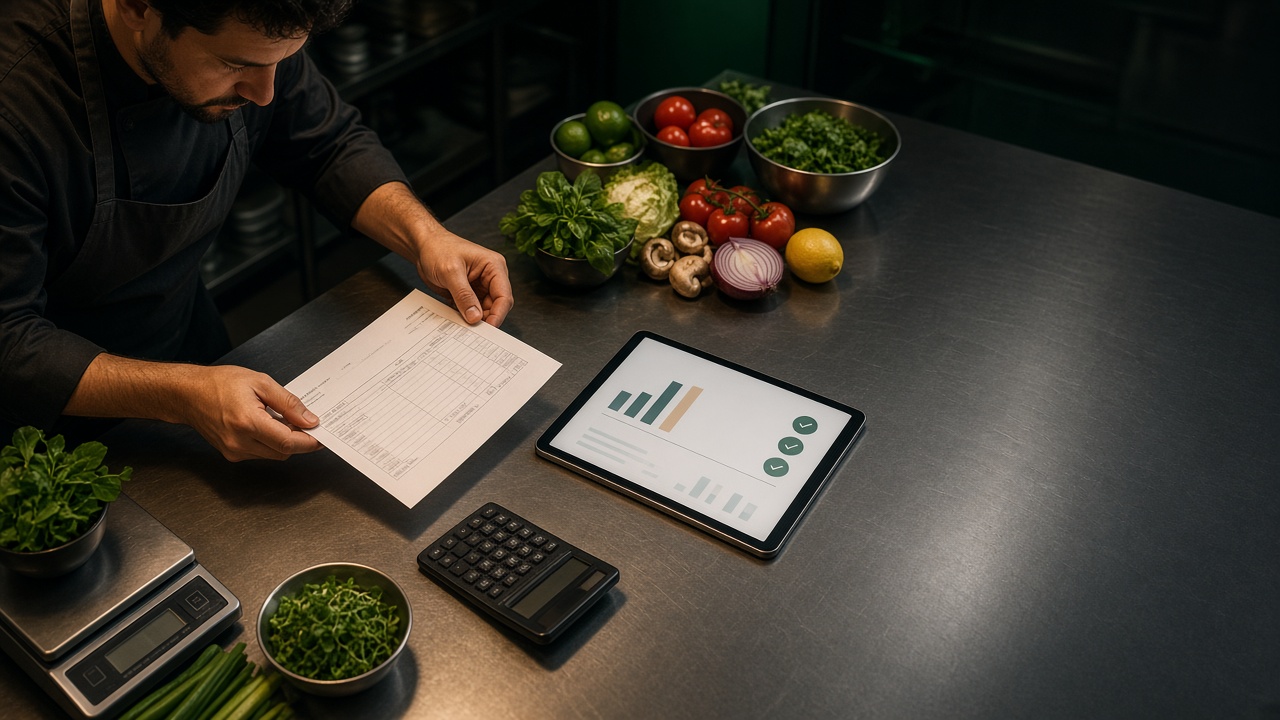 Food cost tracking in Toasted Apps